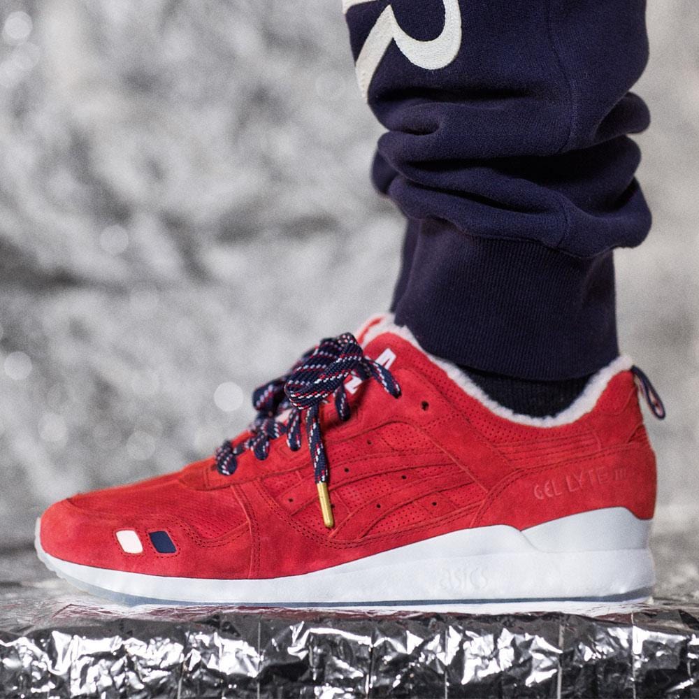 Kith x Moncler x Asics Gel Lyte 3 'Red'