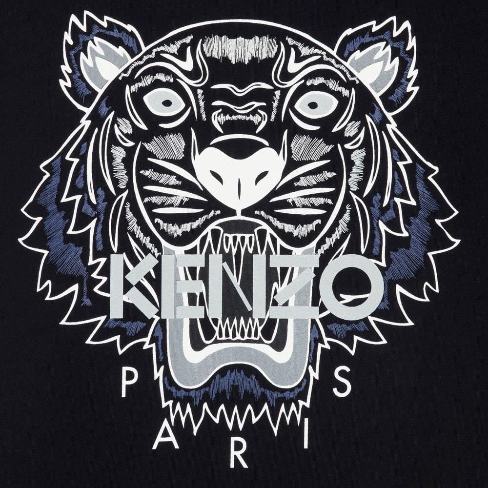 Kenzo Tiger T-Shirt Black - Kick Game