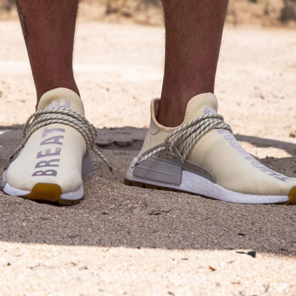 Pharrell x adidas NMD Human Race Gum Pack Cream Kick Game