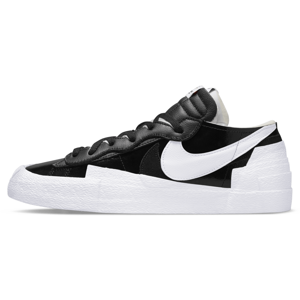 Kaws x sacai x Nike Blazer Low 'Black Patent' — Kick Game
