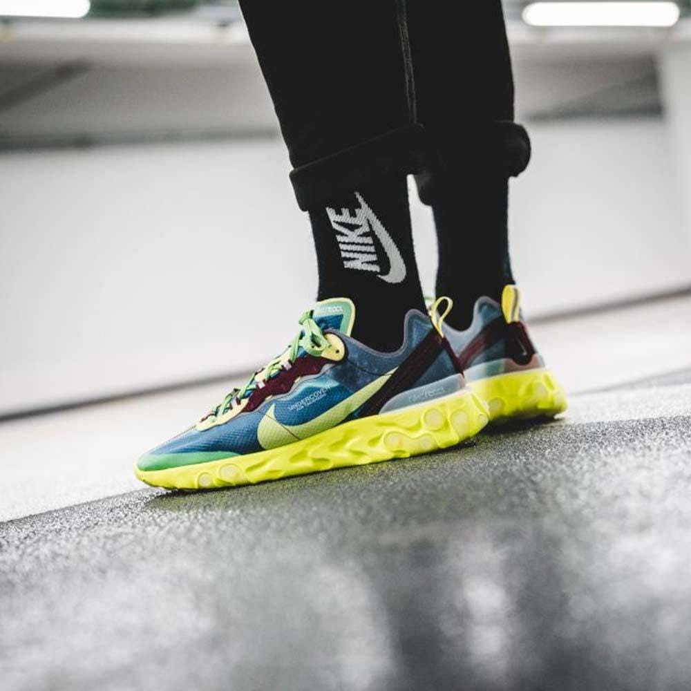 Undercover x Nike React Element 87 Blue Volt Kick Game