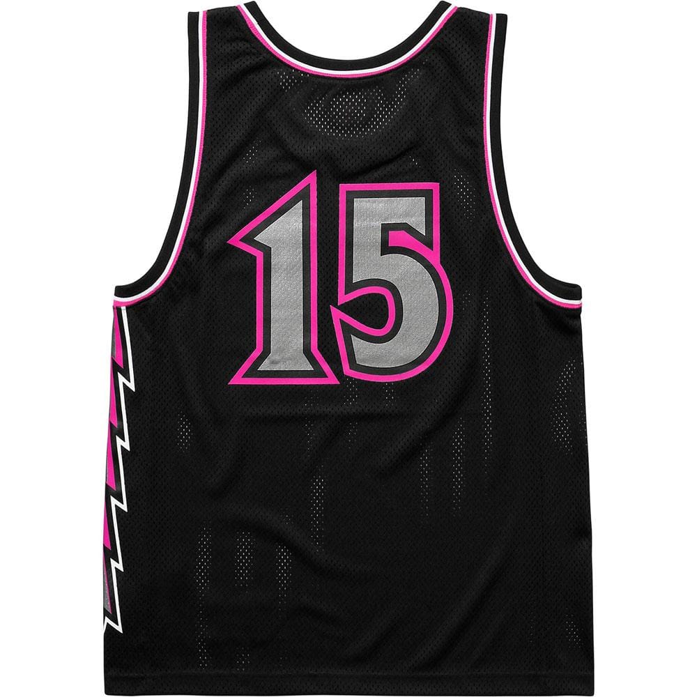 専用Supreme Bolt Basketball Jersey黒L-