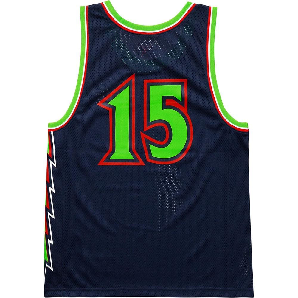 Supreme Bolt Basketball Jersey Navy — Kick Game