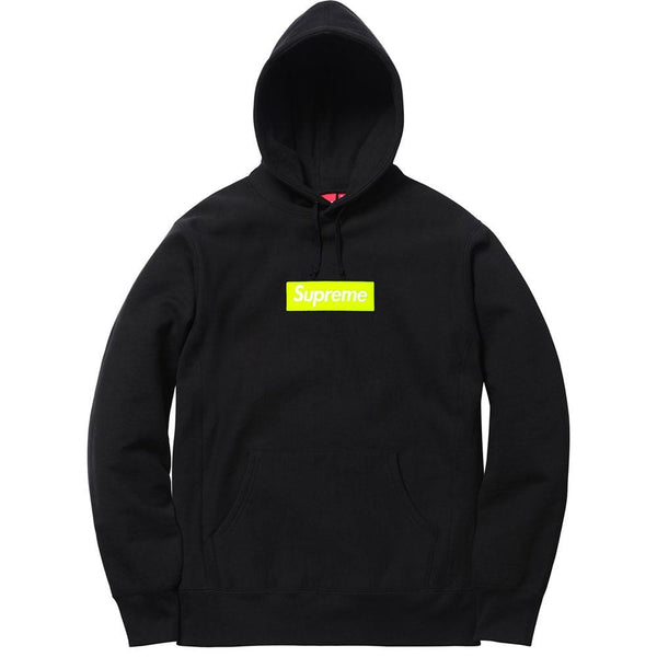 Supreme Box Logo Hooded Sweatshirt (FW17) Black — Kick Game