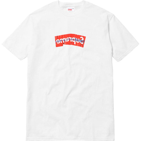 Supreme Comme Des Garcons SHIRT Box Logo Tee - White — Kick Game