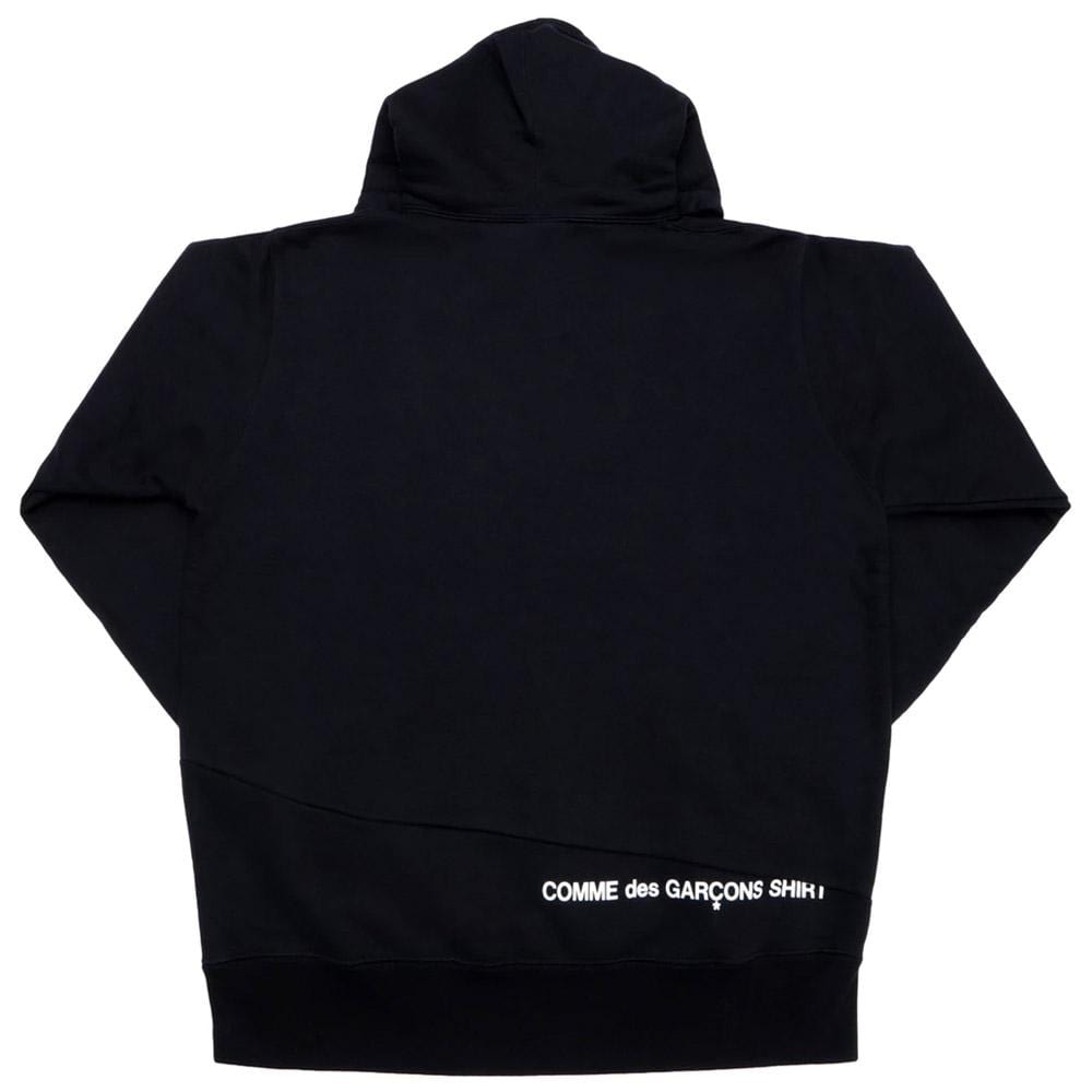 Supreme Comme des Garcons SHIRT Split Box Logo Hooded Sweatshirt Black Kick Game