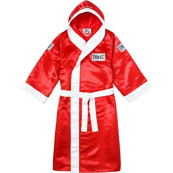 Supreme Everlast Satin Hooded Boxing Robe - Red — Kick Game