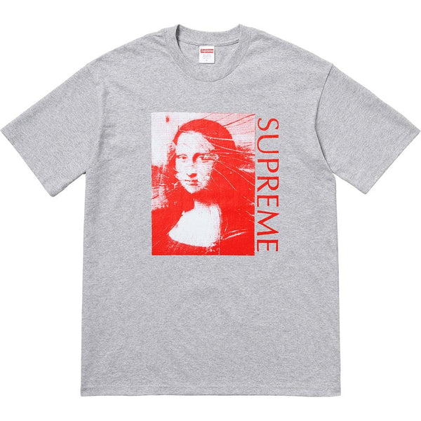 Supreme Mona Lisa Tee Heather Grey — Kick Game