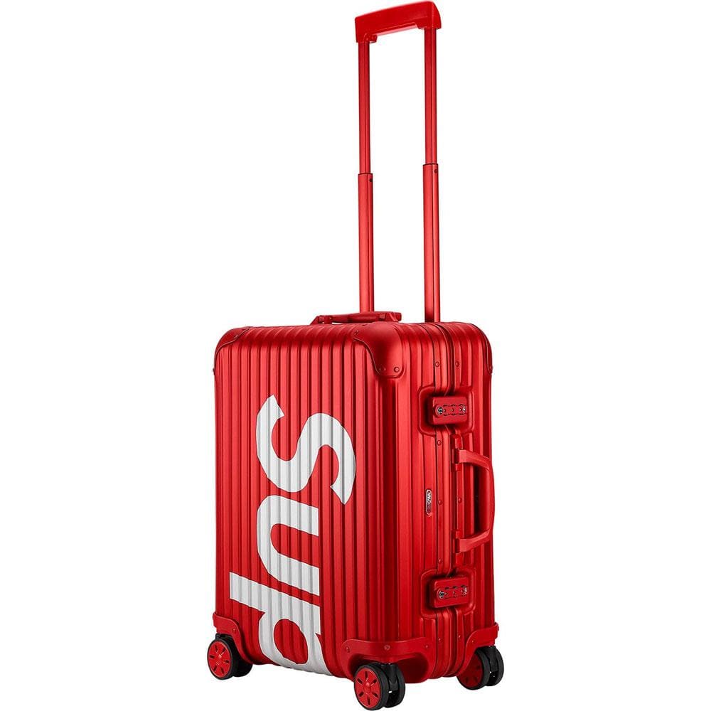 Supreme RIMOWA Topas Multiwheel 45L Red Kick Game