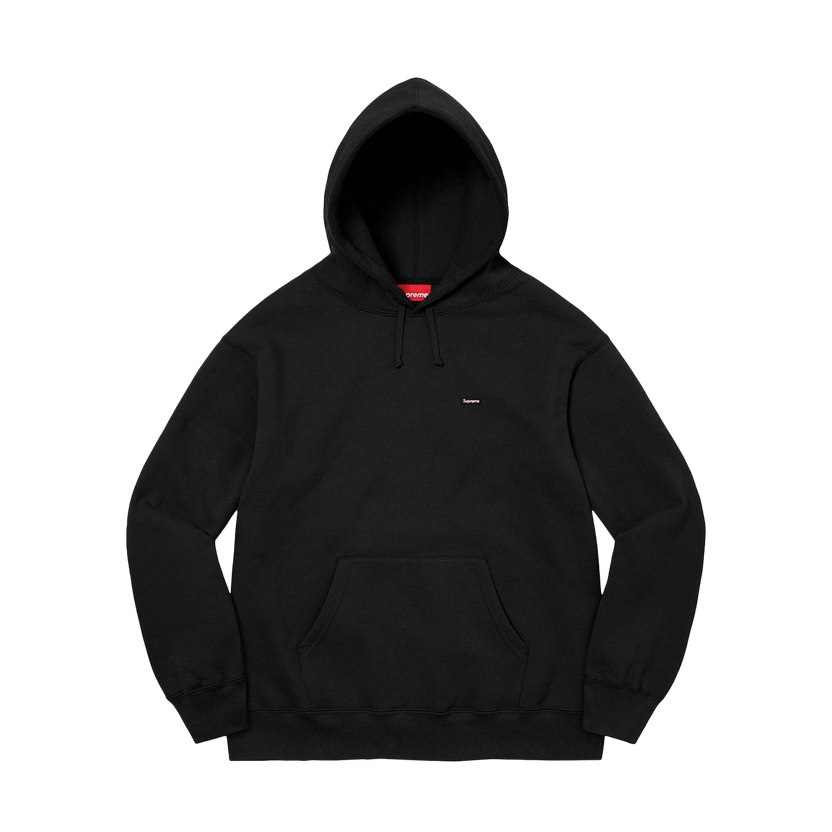 Supreme Small Box Hooded Sweatshirt Black — Kick Game