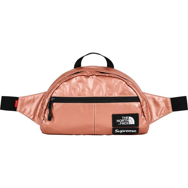 Supreme The North Face Metallic Roo II Lumbar Pack Rose Gold