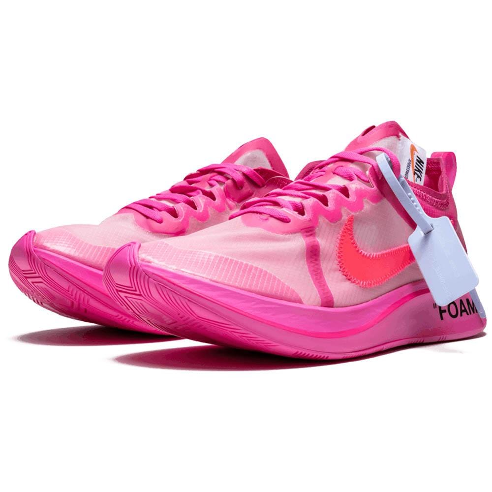 Off white nike zoom fly sp pink on sale