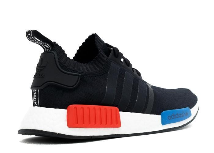 Nmd r1 primeknit black red best sale