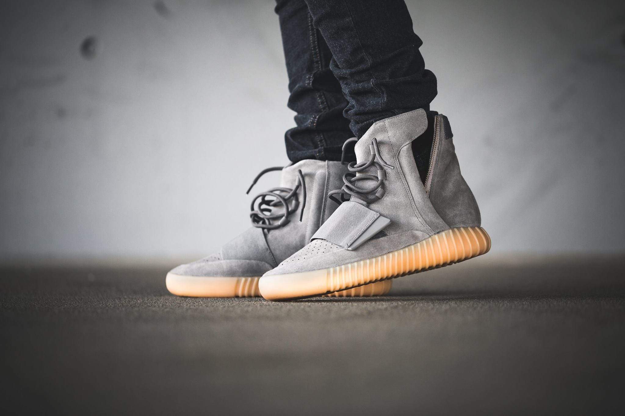 Adidas Originals Yeezy 750 Boost Light Grey-Gum — Kick Game