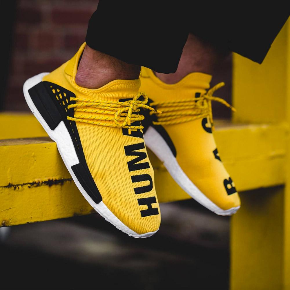 Adidas pharrell nmd yellow best sale