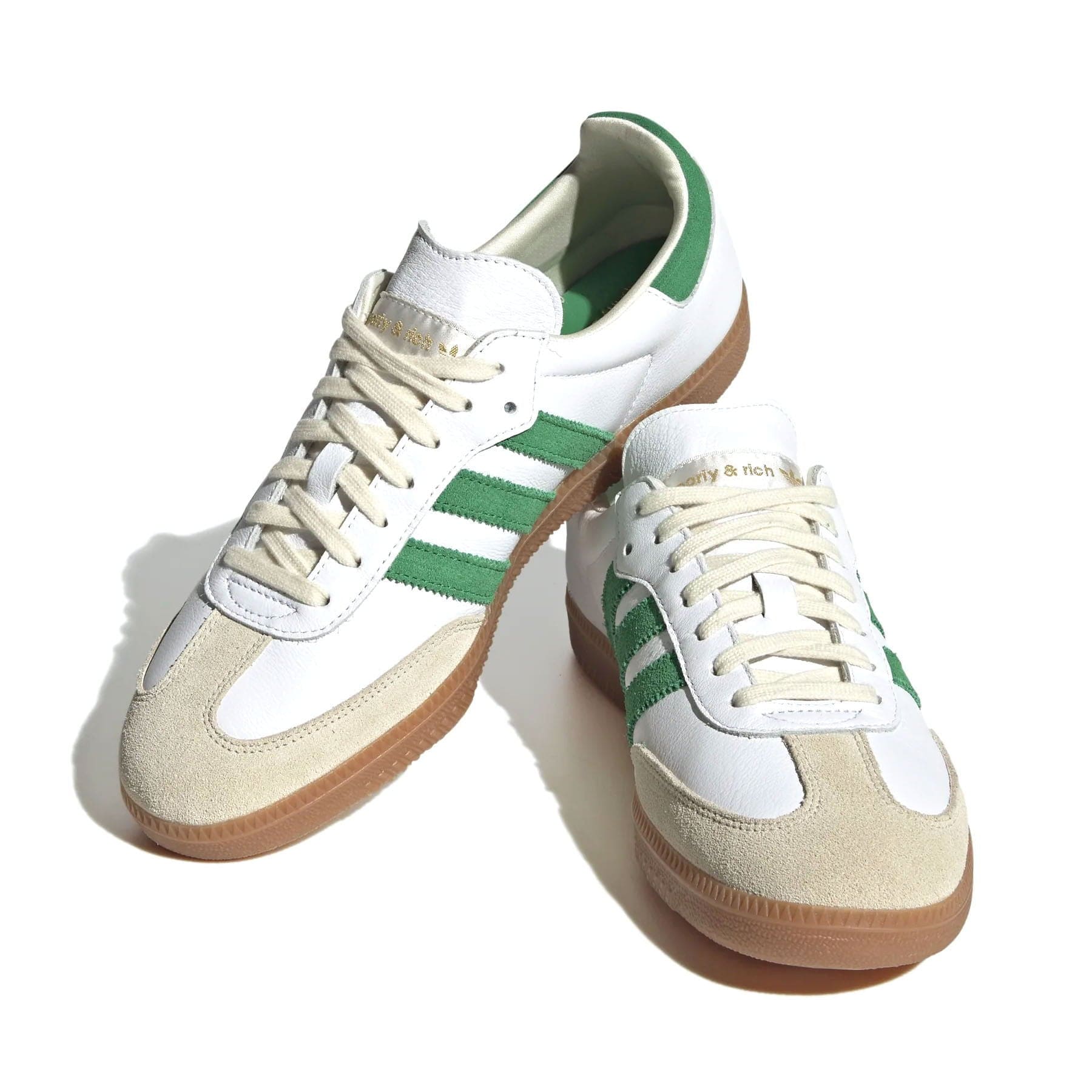 Adidas samba outlet rayas verdes