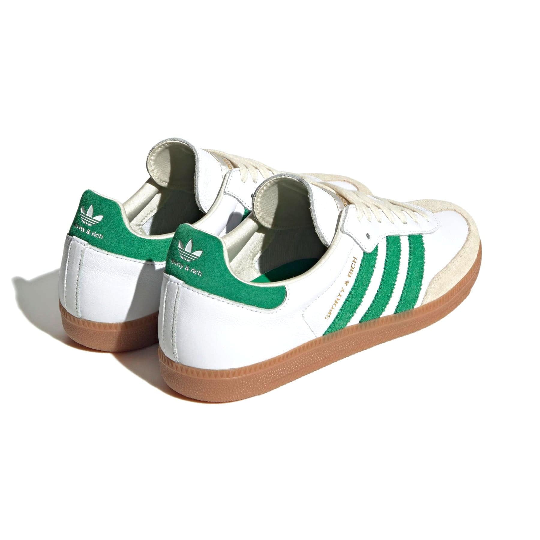 Sporty & Rich x adidas Samba OG 'White Green'