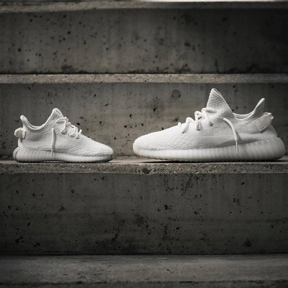 Adidas baby boys yeezy boost v2 cream bb6373 white online