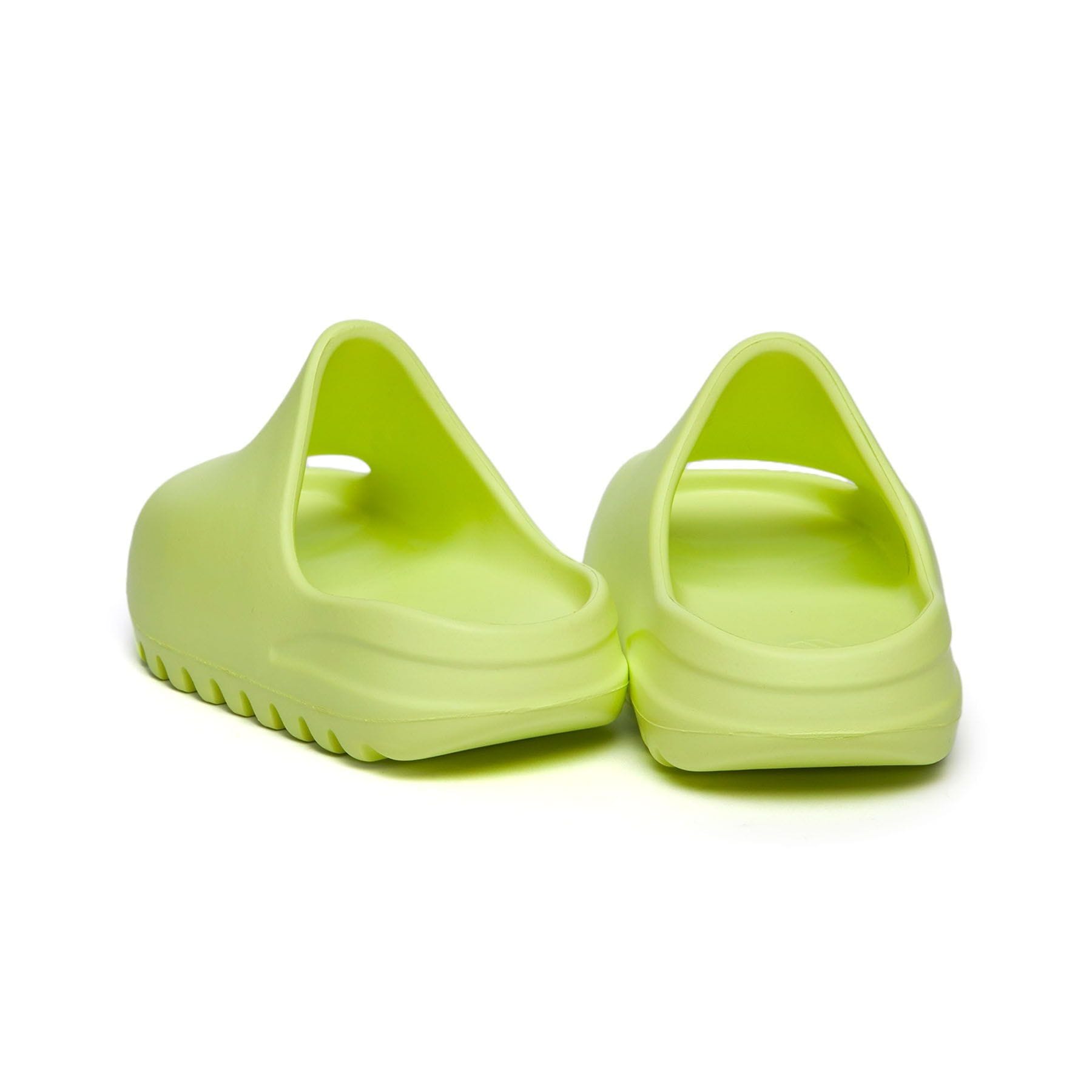 新品 】 adidas 21cm GREEN “GLOW KIDS SLIDE YEEZY サンダル