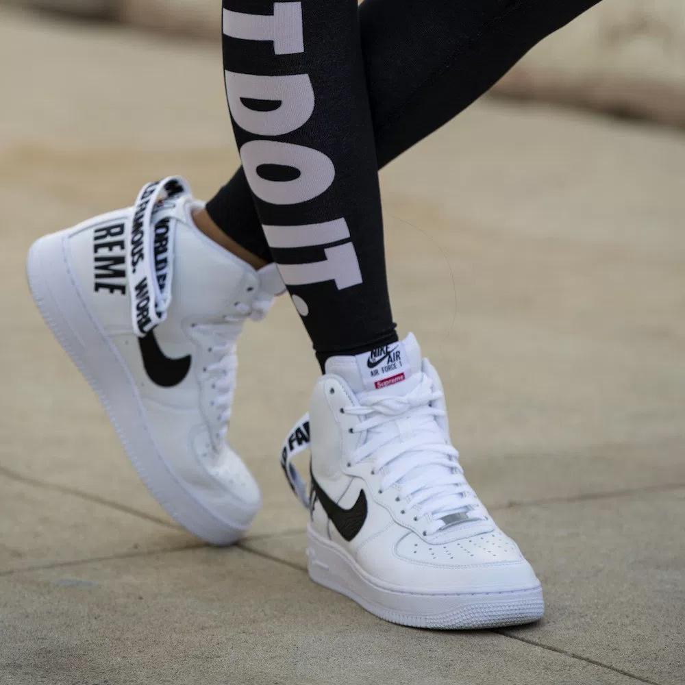 Air force 1 high supreme world famous white online