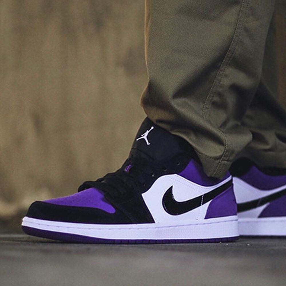 Jordan 1 low court purple best sale