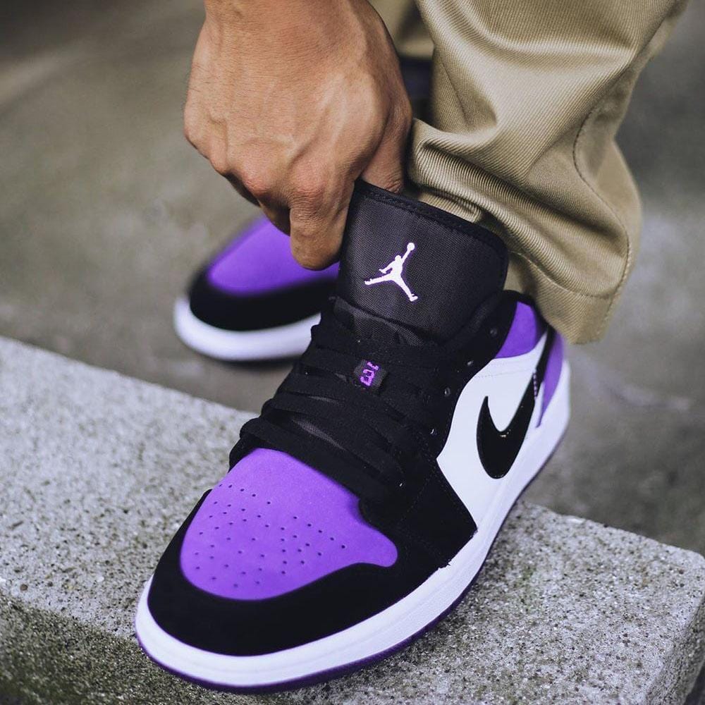 Air Jordan 1 Low Court Purple Kick Game