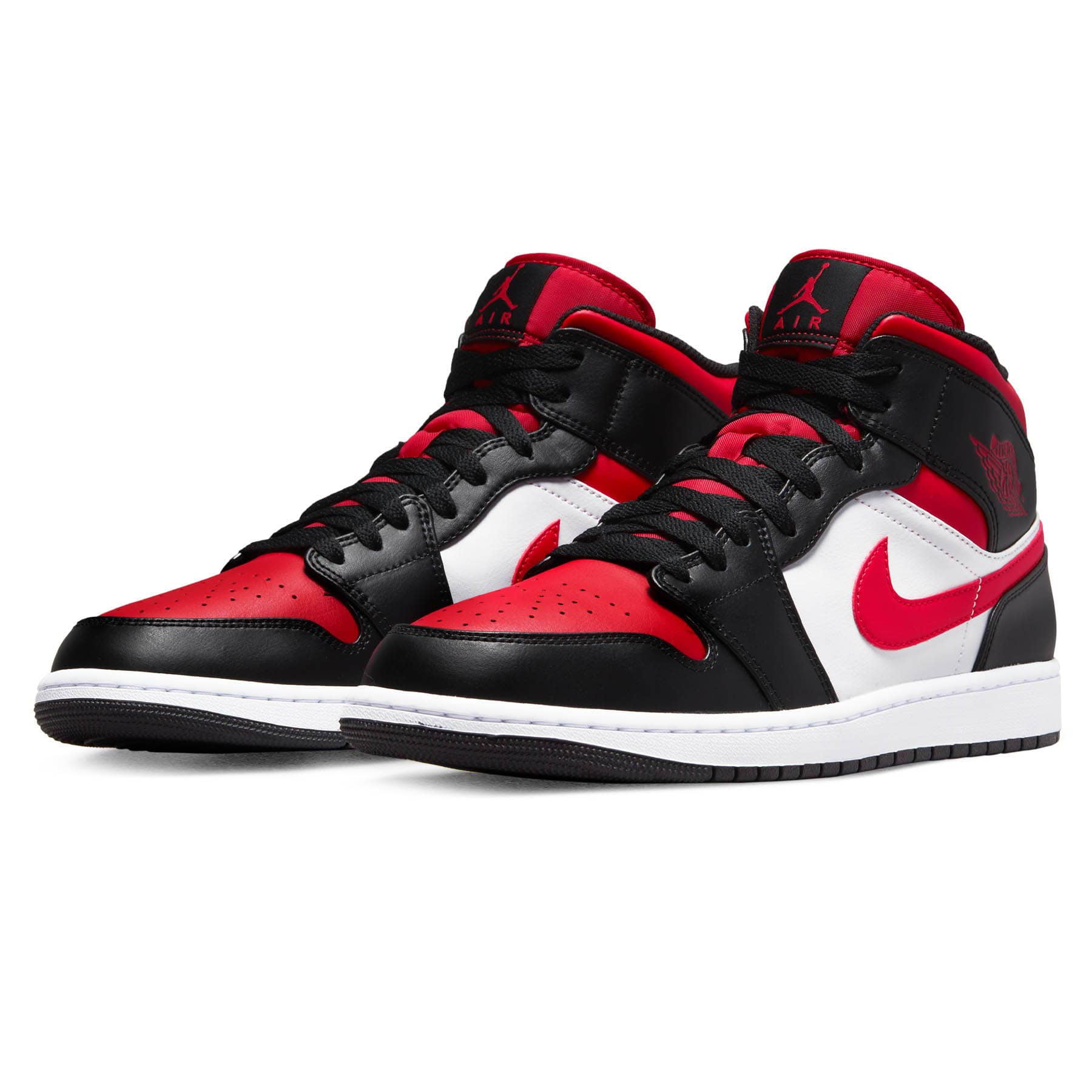 Air Jordan 1 Mid 'Black Fire Red' — Kick Game