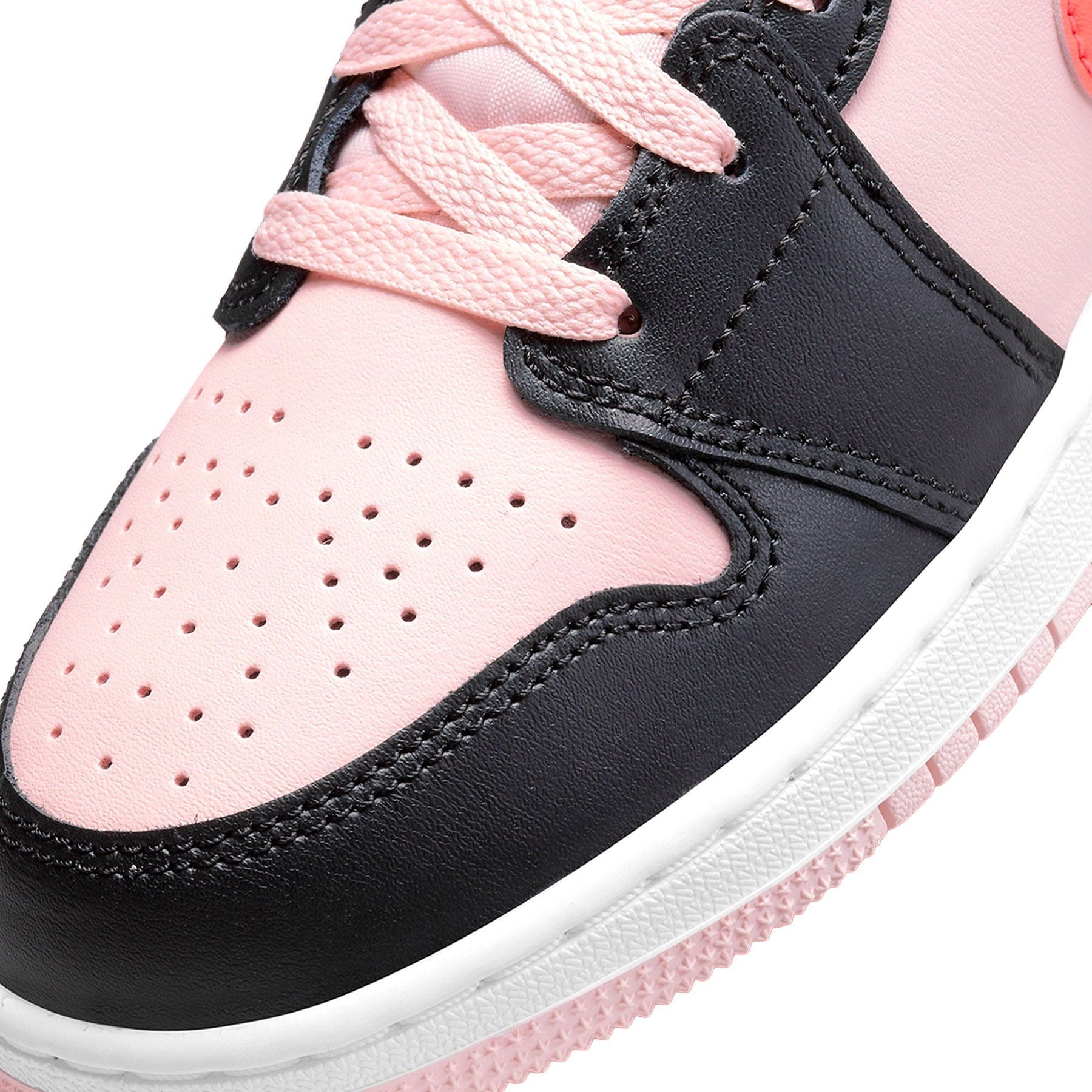 Black crimson pink jordan 1 best sale