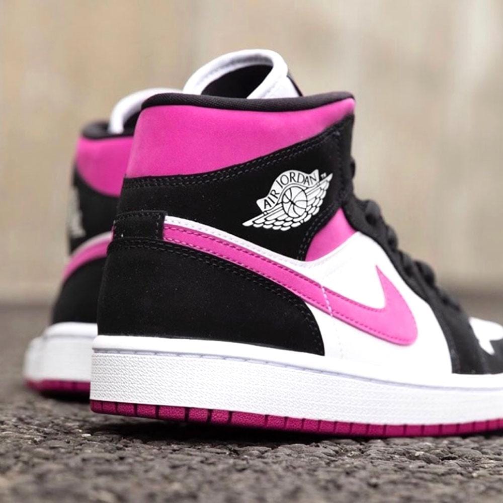 Air Jordan 1 WMNS Mid 'Black Cactus Flower' — Kick Game