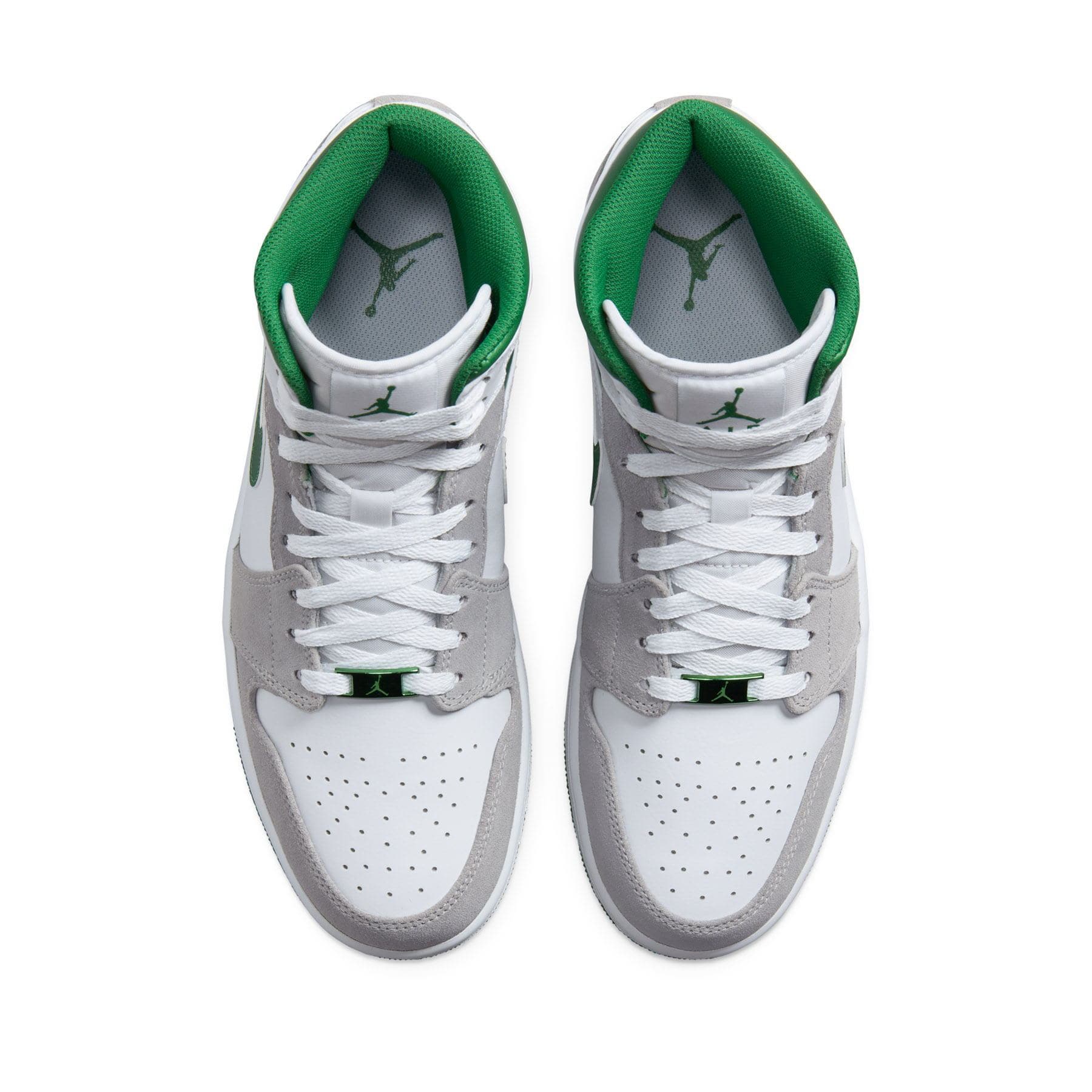 人気日本製Nike air Jordan 1 mid pine green 靴