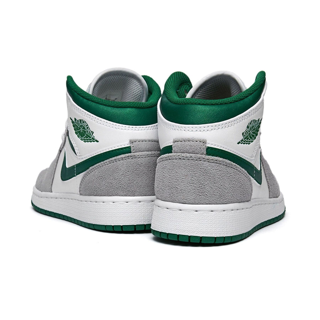 Air Jordan 1 Mid GS 'Green Grey' - Kick Game