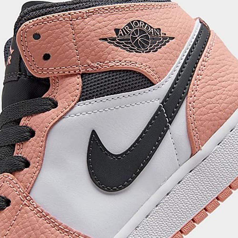 Air Jordan 1 Mid GS Pink Quartz Kick Game