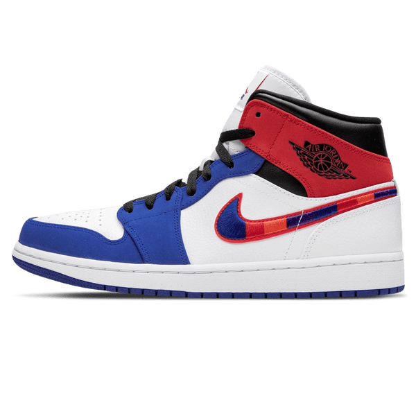 Multicolor swoosh 2025 jordan 1