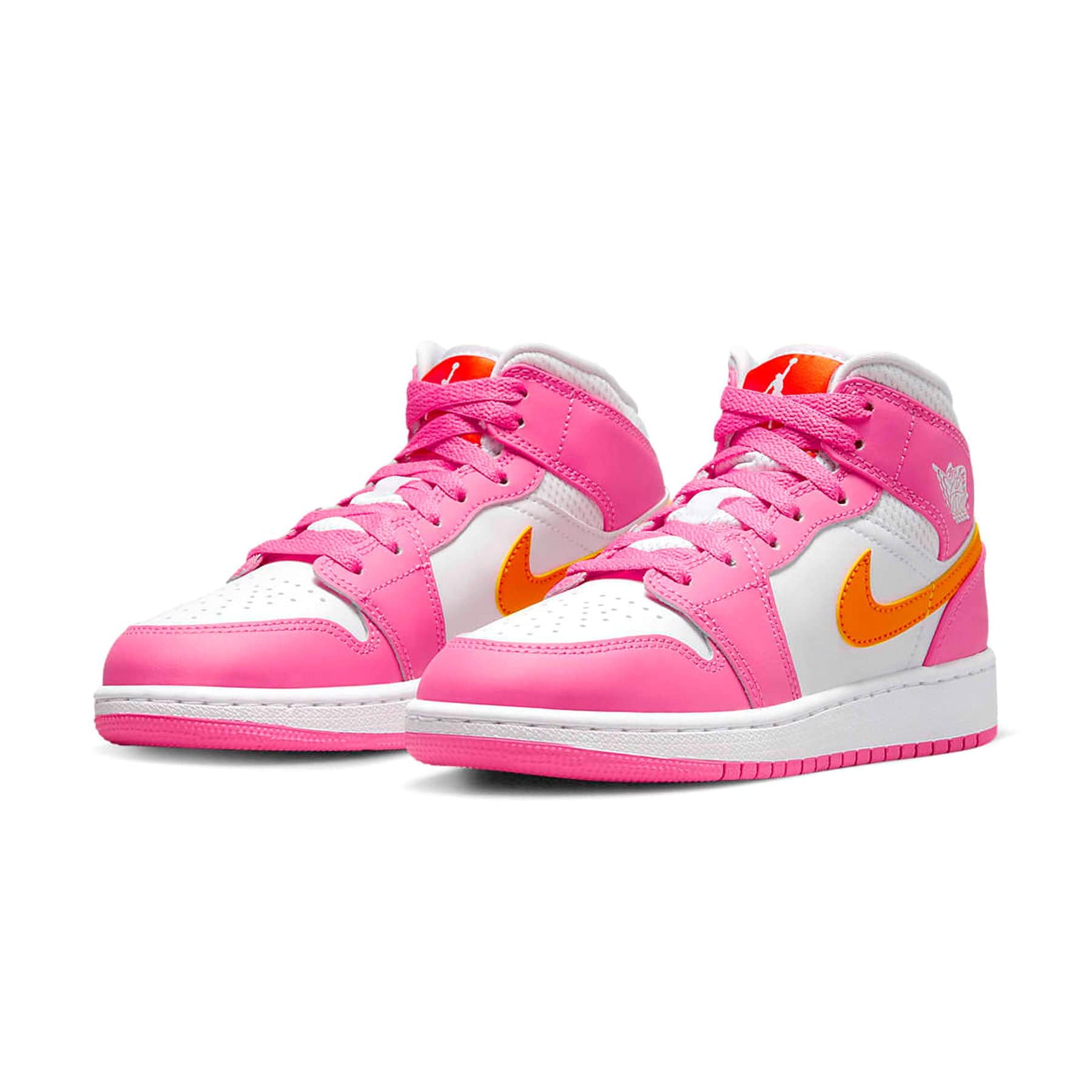 Nike Retro Air Jordan popular Hyper White Pink Mid 1s 1