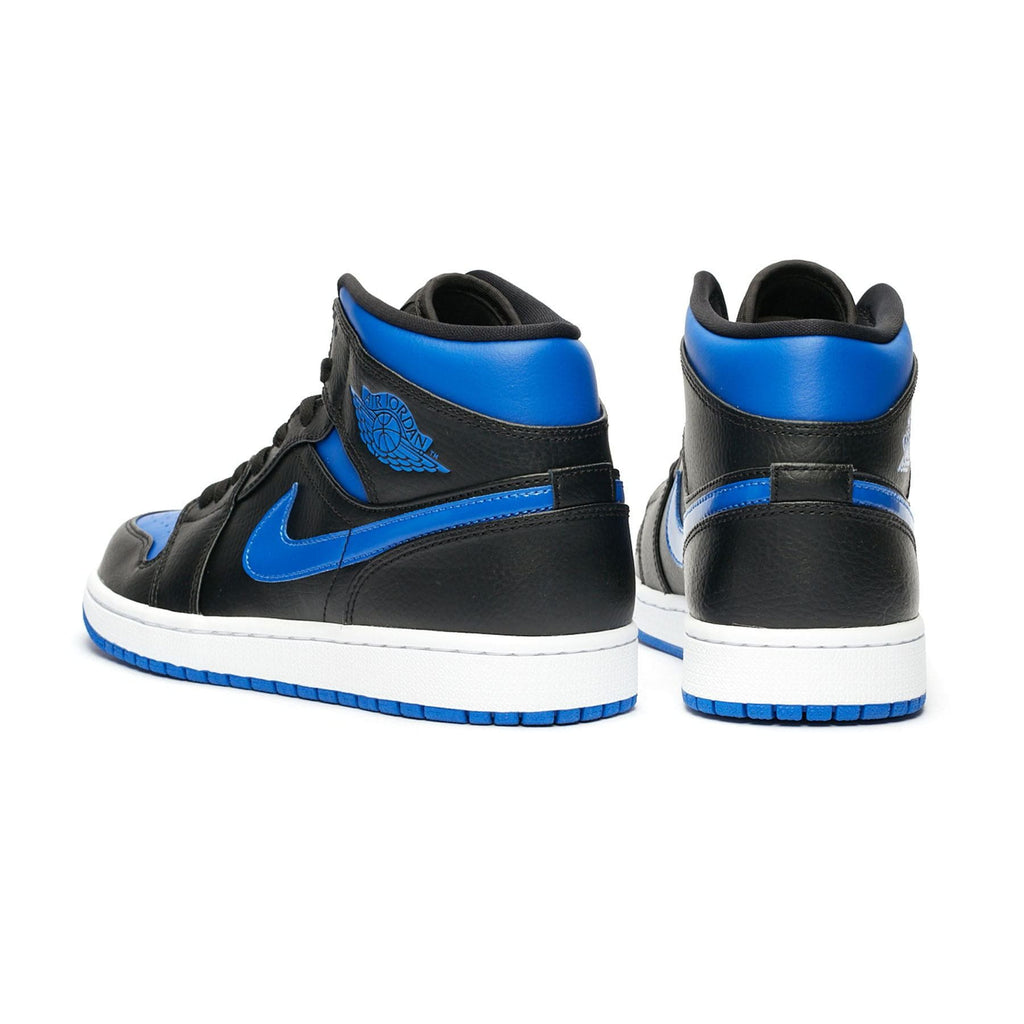 Air Jordan 1 Mid 'Black Hyper Royal' - Kick Game