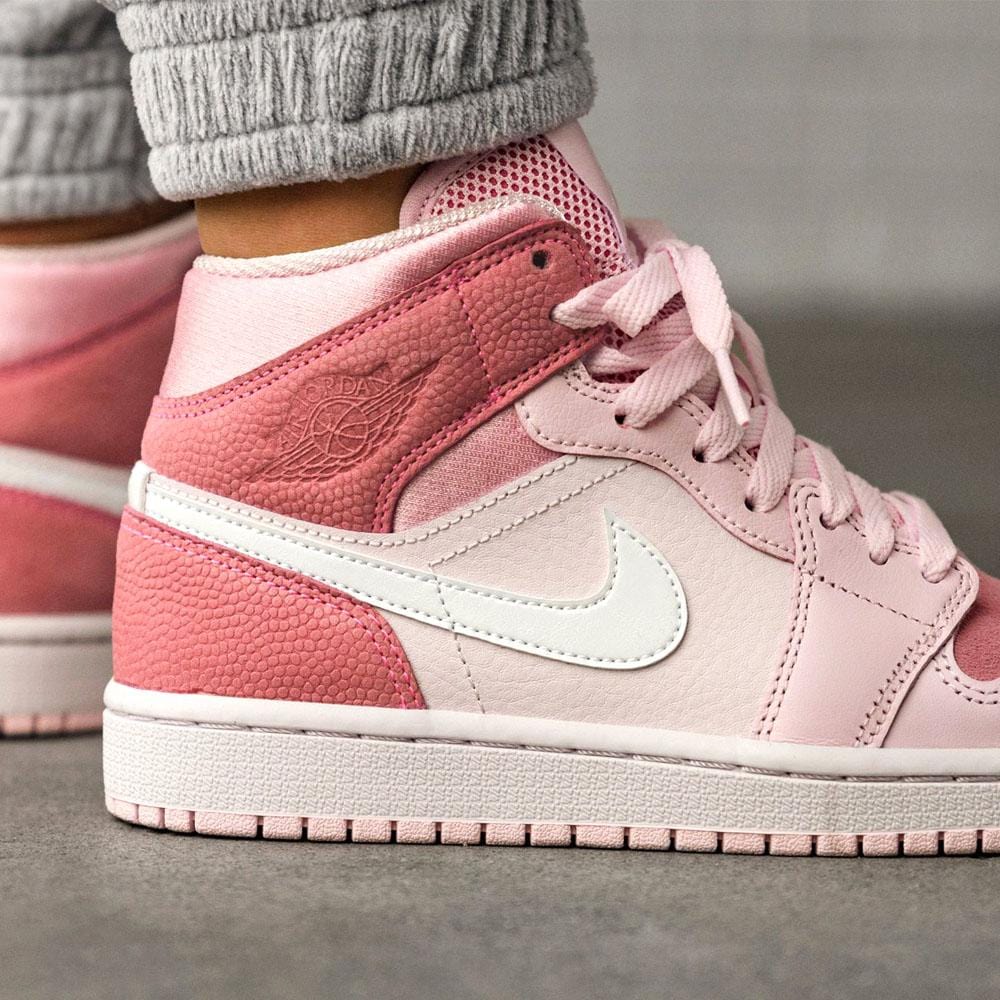 Pink air jordan ones best sale