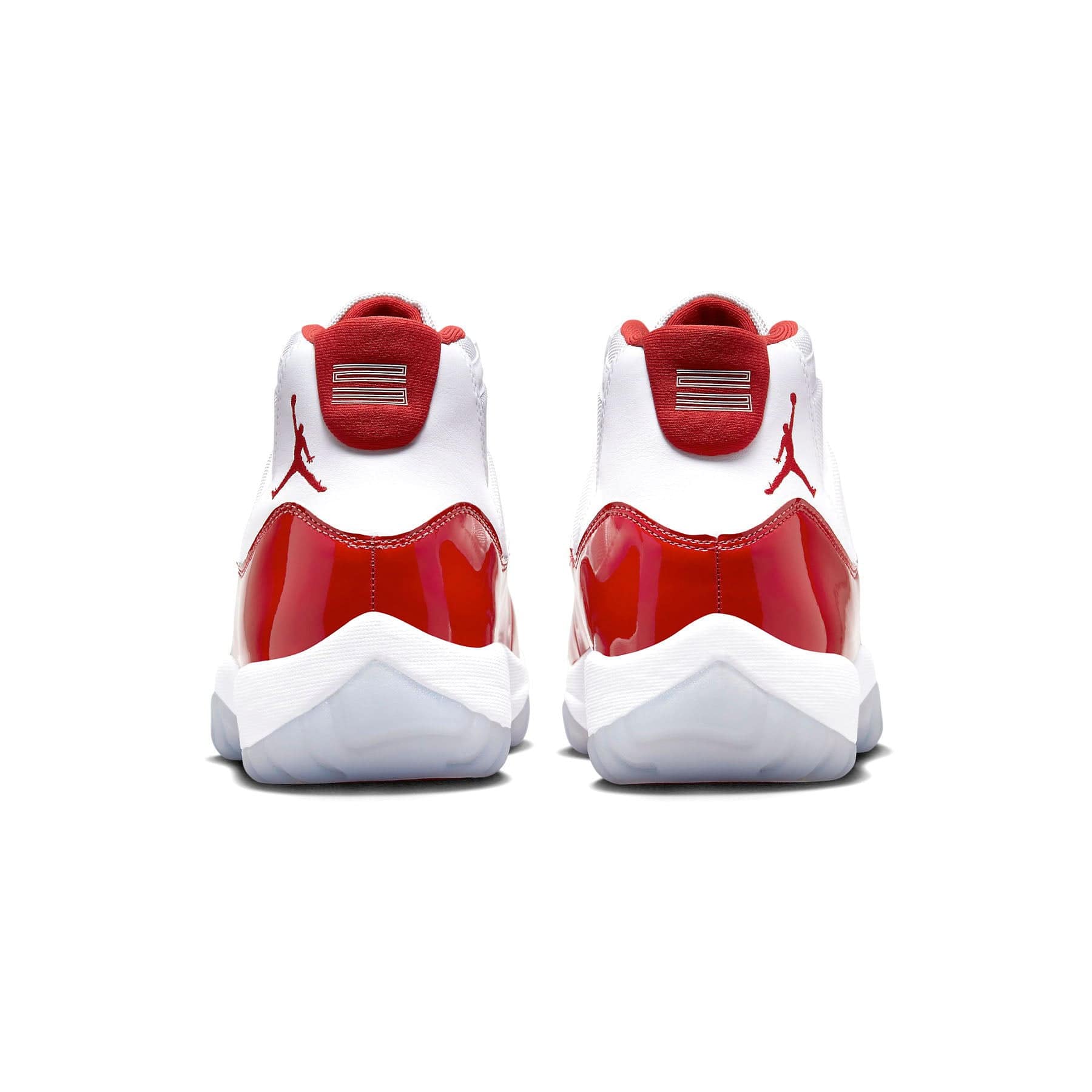 Air jordan 11 cream and red on sale