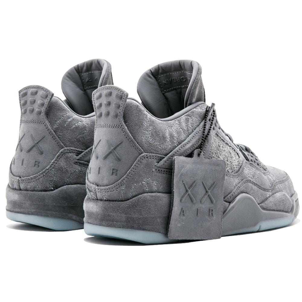 KAWS x Air Jordan 4 Retro Cool Grey White Kick Game