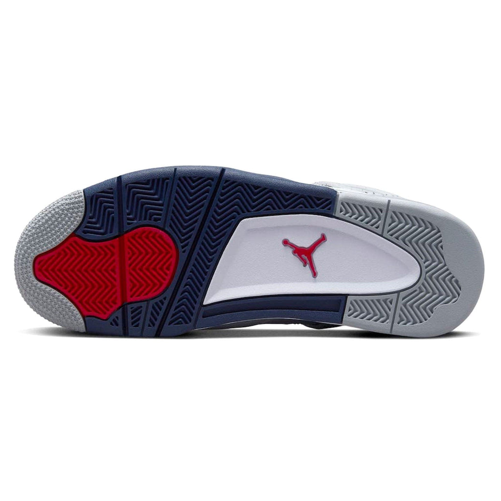  Nike Men's Air Jordan 4 Retro White Oreo, White/Tech  Grey/Black/Fire Red, 7.5
