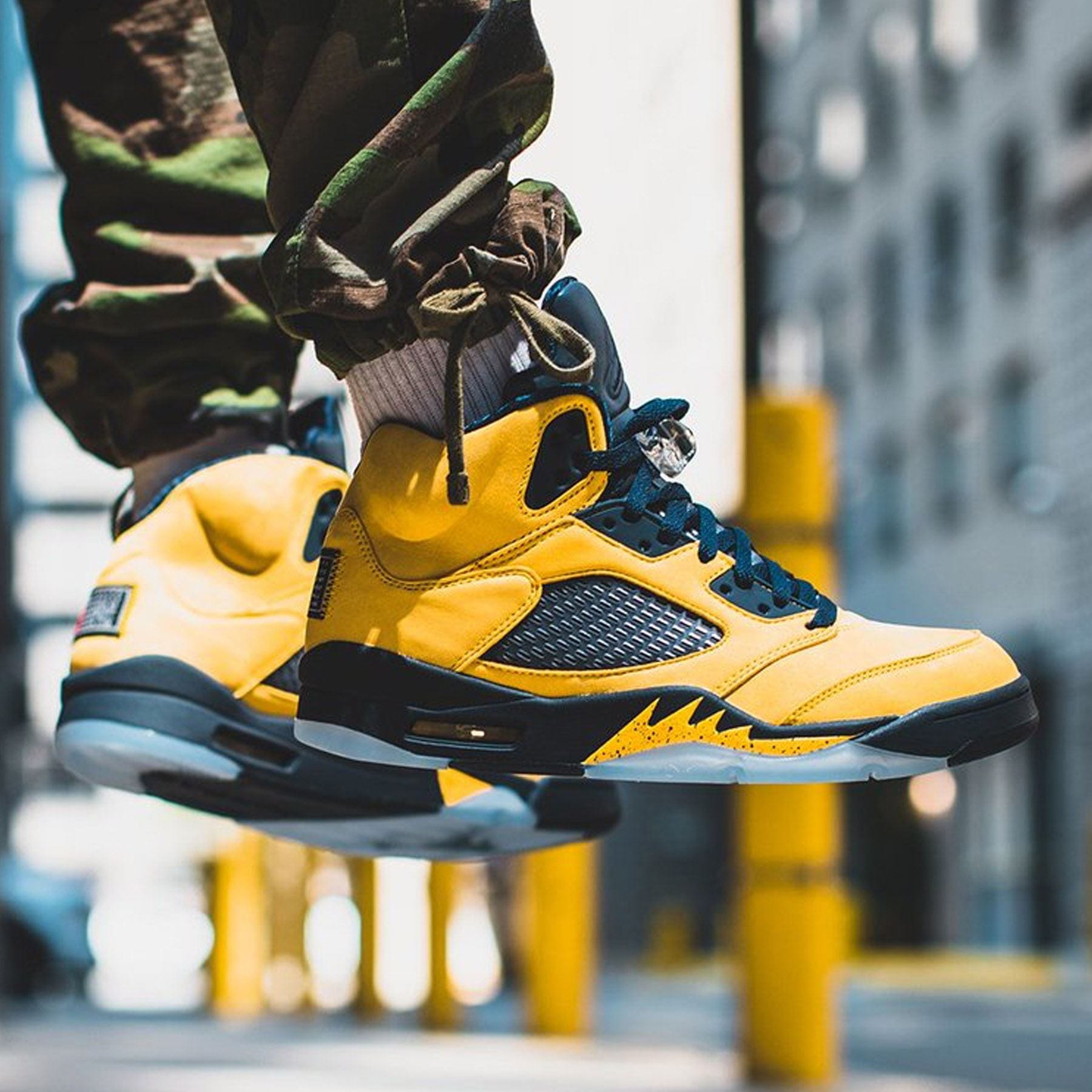 Michigan jordan 5 release date on sale