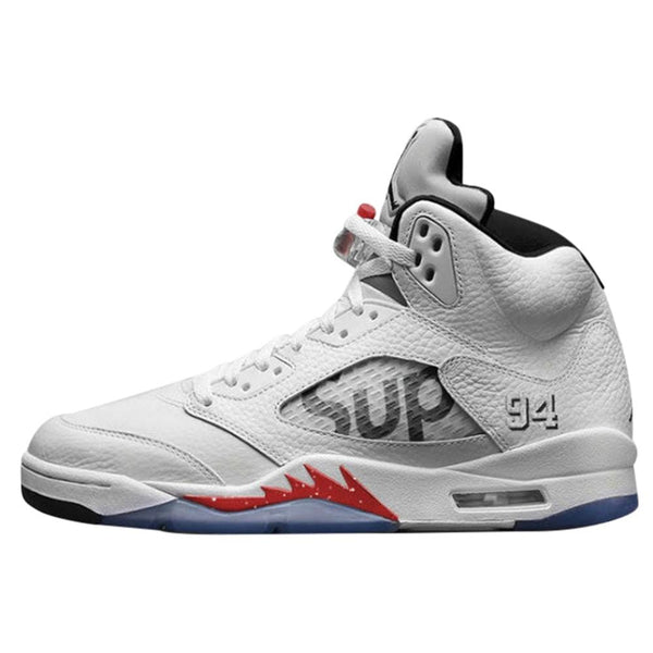 Jordan 5 retro supreme sales white