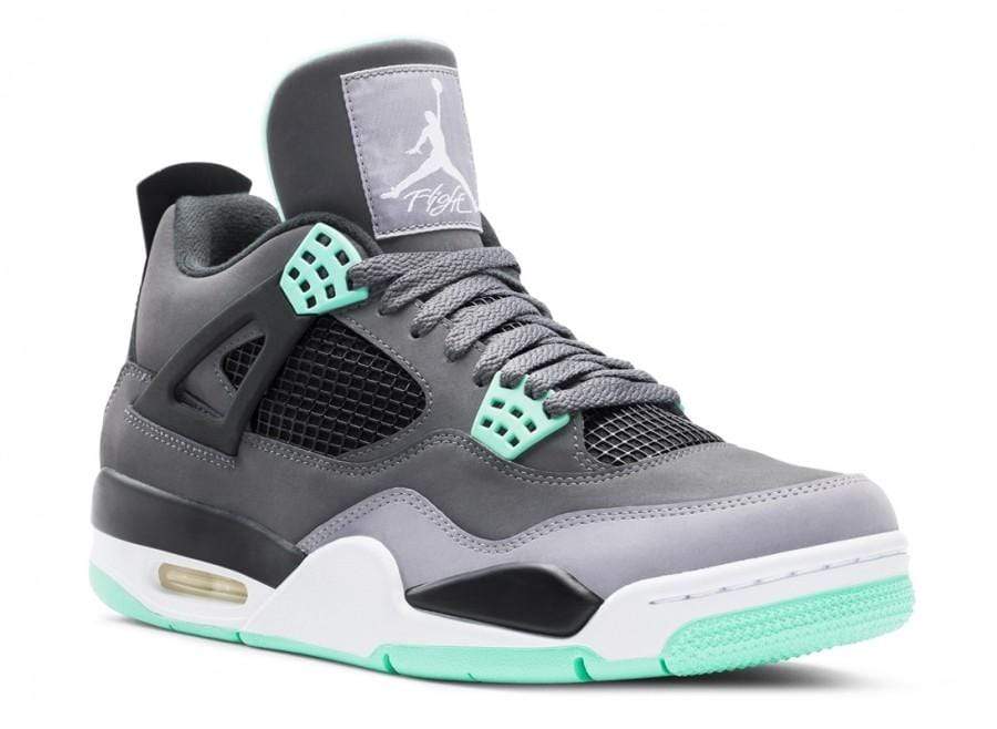 Nike Air Jordan 4 Retro popular Green Glow 7Y