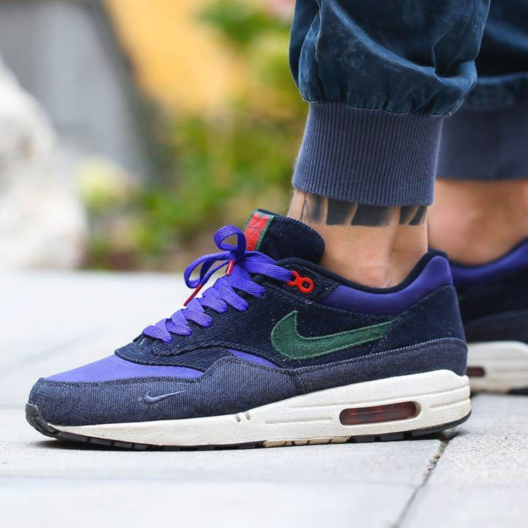 Patta x Nike Air Max 1 Premium QS Denim Corduroy Kick Game