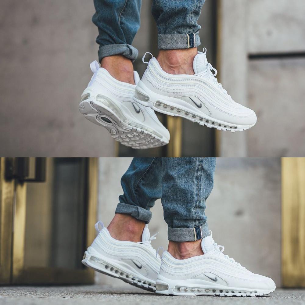 Nike air max 97 mens white best sale