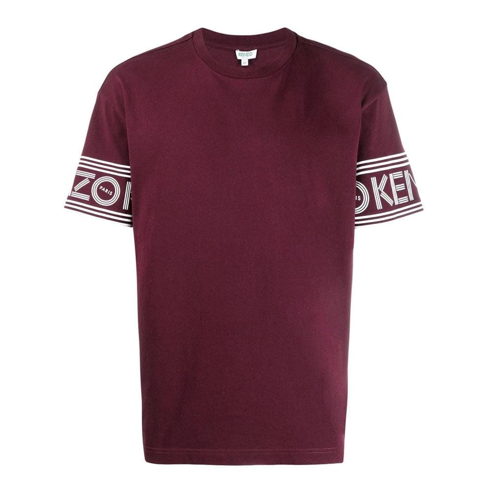 Kenzo Striped Logo T-Shirt "Red" - Kick Game