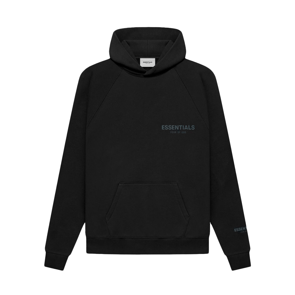 NEW Fear of God Essentials Core Stretch Limo Black Hoodie SS22 Size Large  (L)