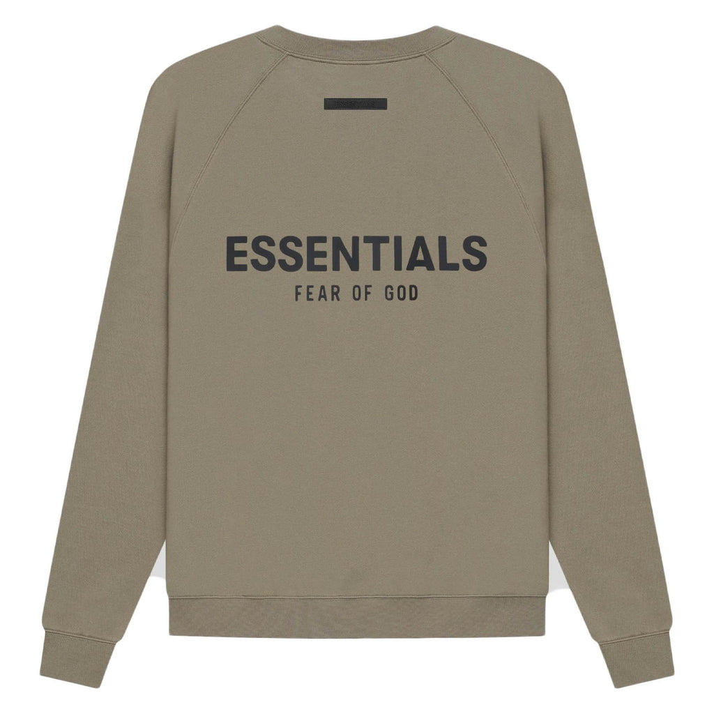 Fear of God Essentials Pull-Over Crewneck 'Taupe' - Kick Game