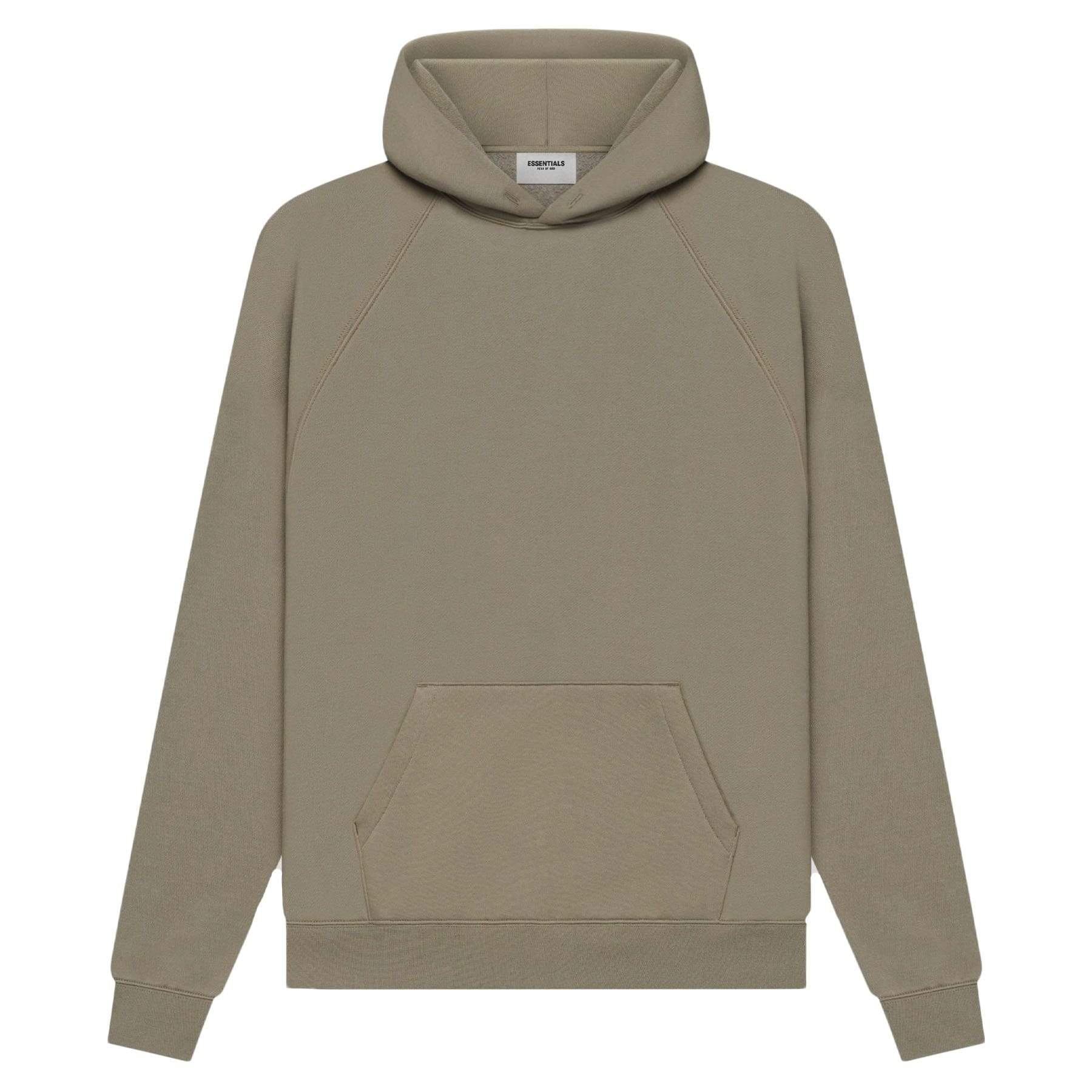 FEAR OF GOD ESSENTIALS Pull Over Hoodie SS21 Taupe Kick Game