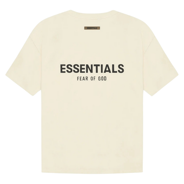 FEAR OF GOD ESSENTIALS T-shirt (SS21) Cream/Buttercream — Kick Game