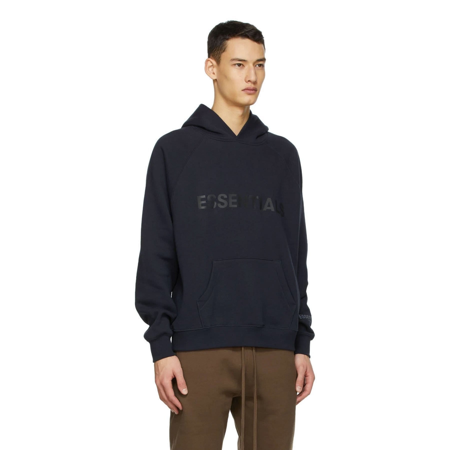 Fear of god navy hoodie sale